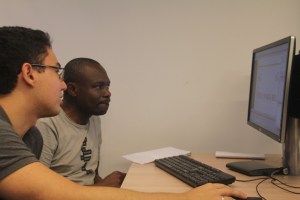 LucFosther Diop working at FAAP